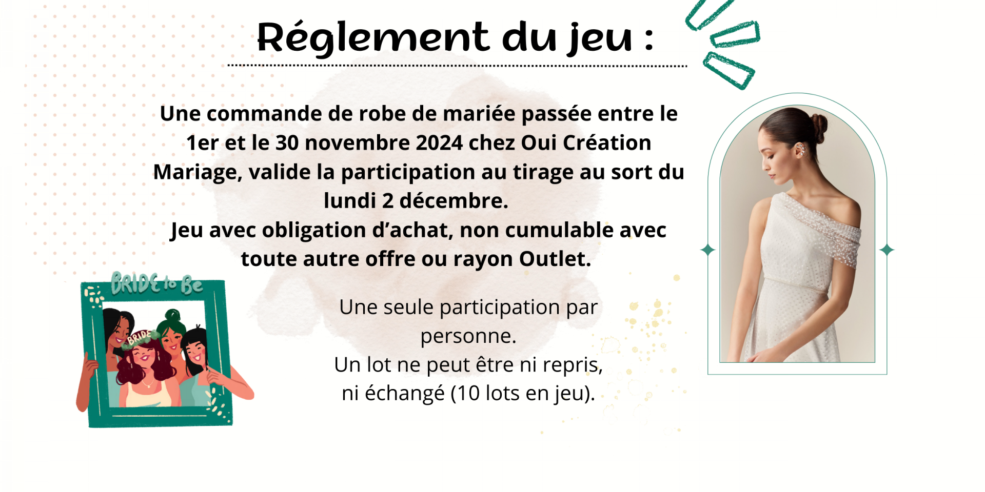 règlement du jeu !