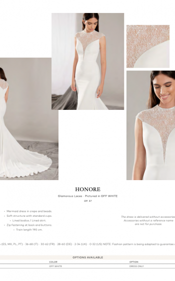 Pronovias 25 Honoré