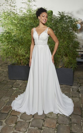 Robe de mariée tulipe sale